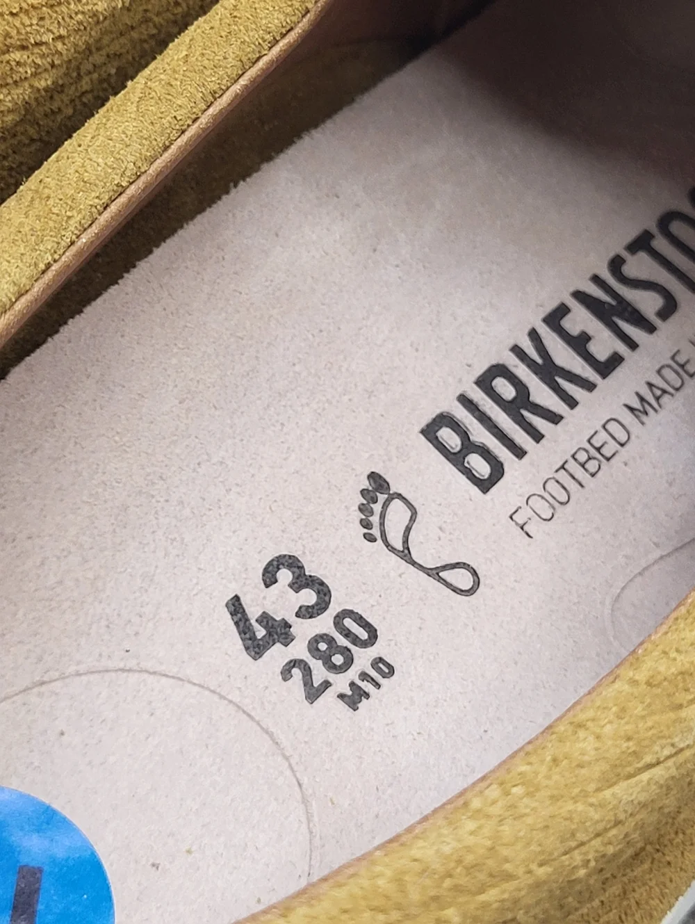 Birkenstock Oswego Mens Corduroy Size EU 43 US 10 Sneakers Shoes New